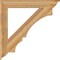Ekena Millwork Balboa Traditional Rough Sawn Bracket, Western Red Cedar, 6"W x 48"D x 48"H BKT06X48X48BOA01RWR - alternate 3